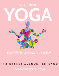 Maximalist Yoga Flyer (us Letter) template