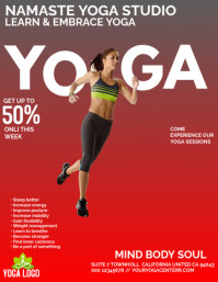 Maximalist Yoga Flyer (us Letter) template