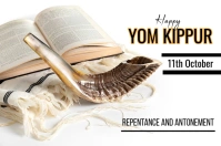 Maximalist Yom Kippur Poster template