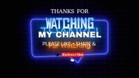 Maximalist Youtube Intro And Outro Template  Youtube Thumbnail