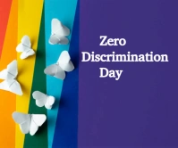 Maximalist Zero Discrimination Day  Large Rectangle template