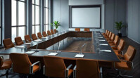 Maximalist Zoom Virtual Meeting Background Digital Display (16:9) template