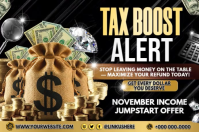 Maximize Your Tax Refund Today Transparent 4 stopy × 6 stóp template