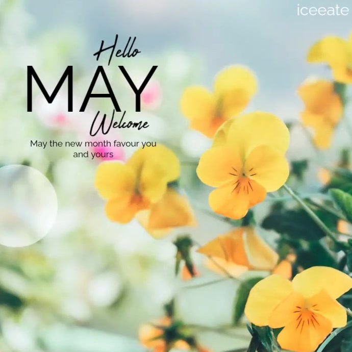 May First Text Image MAY 1 Template | PosterMyWall