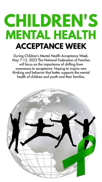 May 7-13 - Children's Mental Health Acceptanc Instagram Story template