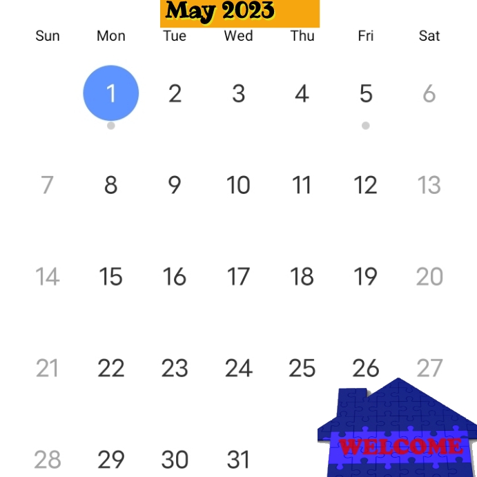 May calendar Template PosterMyWall