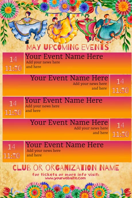 May Calendar Template PosterMyWall