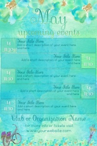 May Calendar Template | PosterMyWall