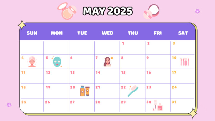 May Calendar Template | PosterMyWall
