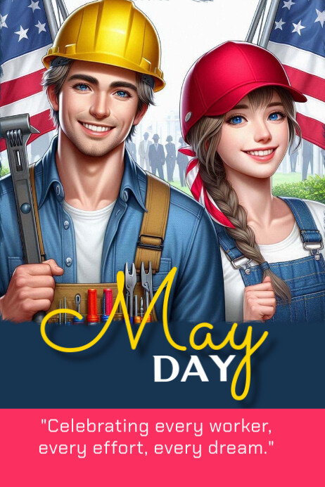 Copy of May day | PosterMyWall