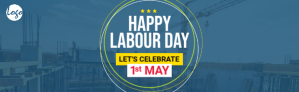 Blue May day linkedin cover LinkedIn Career Cover Photo Template
