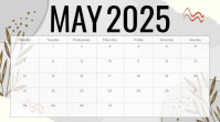 May Presentation (16:9) template