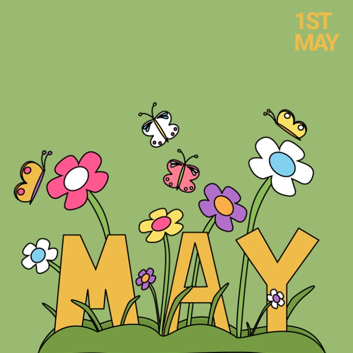 MAY Template PosterMyWall