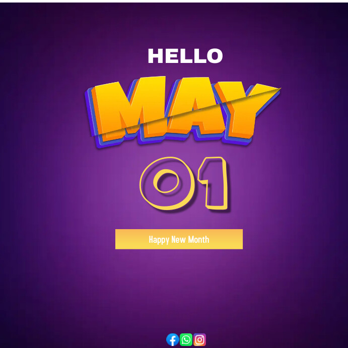 May Design Template PosterMyWall