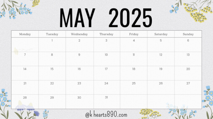 May End Slideshow May Template | PosterMyWall