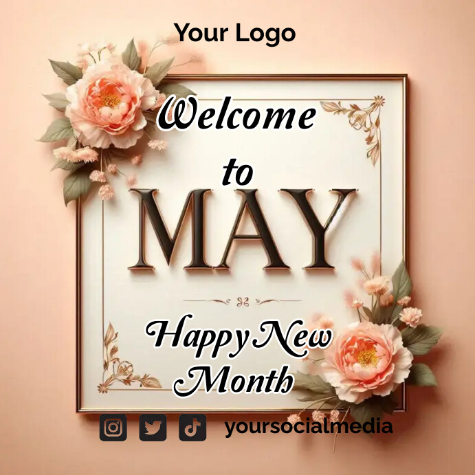 Modèle May New Month Poster | PosterMyWall