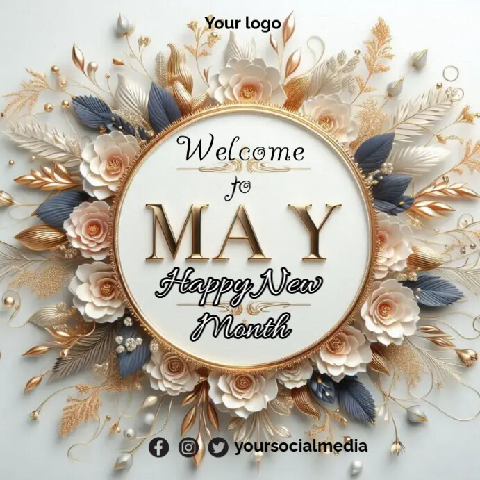 May New Month Template Design | PosterMyWall