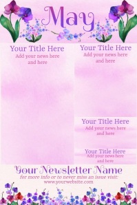 May Newsletter Template | PosterMyWall