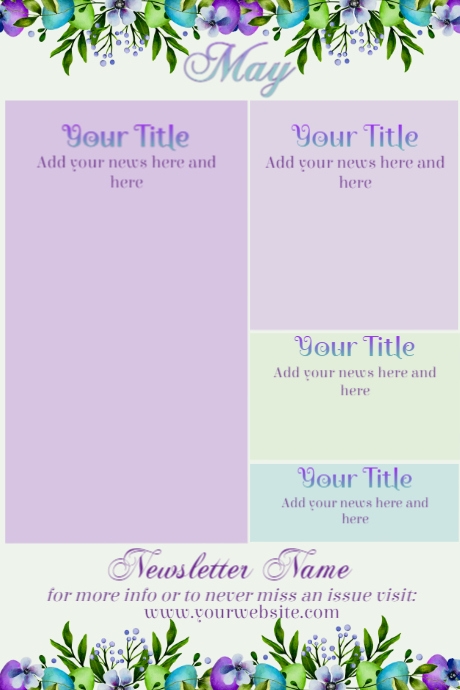 May Newsletter Template | PosterMyWall