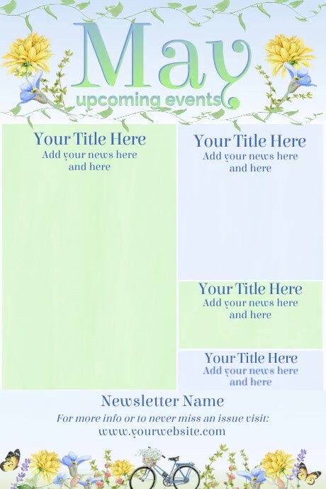 May Newsletter Template | PosterMyWall