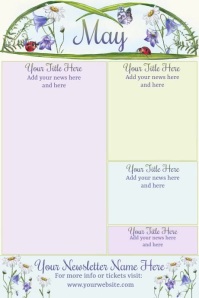 May Newsletter Template | PosterMyWall