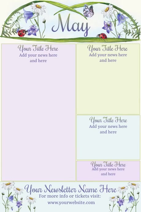 May Newsletter Template | PosterMyWall
