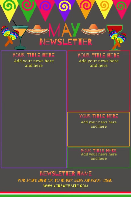 May Newsletter Template | PosterMyWall