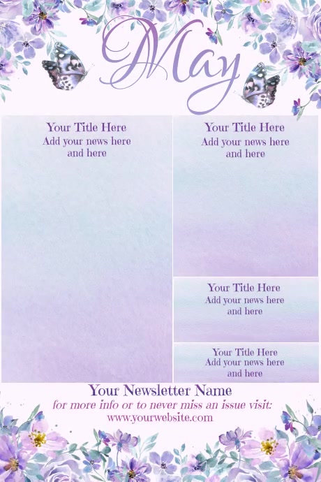 May Newsletter Template | PosterMyWall