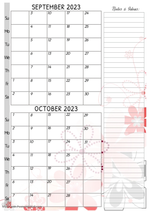 May to June 2023 Calendar Planner Template | PosterMyWall