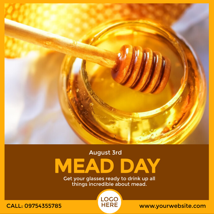 Mead Day Instagram Post template