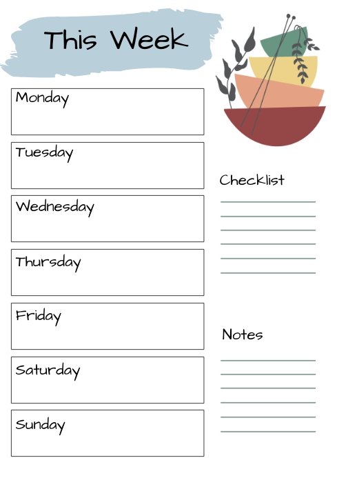 Meal Prep Sheet Template PosterMyWall