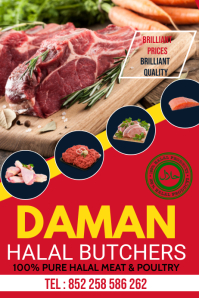 Flyers Sample Meat FRESH MEAT FLYER Template | PosterMyWall