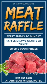 Meat Raffle Instagram Story template