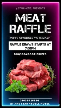 MEAT RAFFLE Instagram Reel template