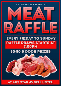 Meat Raffle Template | PosterMyWall