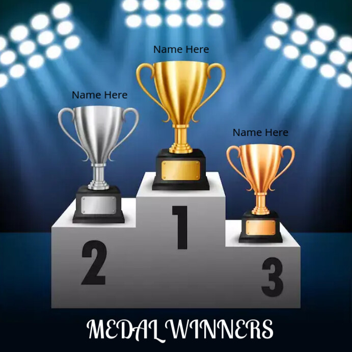 Medal winner Template | PosterMyWall