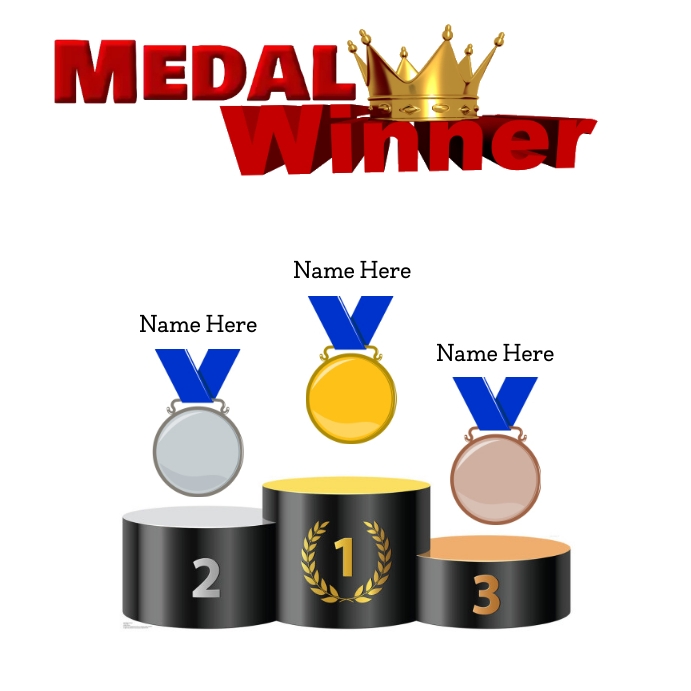 Medal winner Template | PosterMyWall