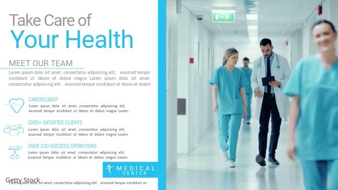 Medical & Healthcare Templates Facebook-omslagvideo (16: 9)