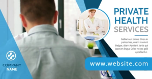 medical and health services advertisement Изображение, которым поделились на Facebook template