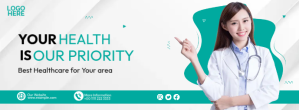 Bianco Healthcare Priority Promotion Facebook-coverfoto Template
