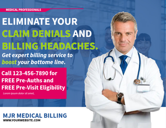 Medical Billing Poster Template | PosterMyWall
