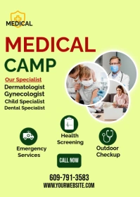 MEDICAL Camp A6 template
