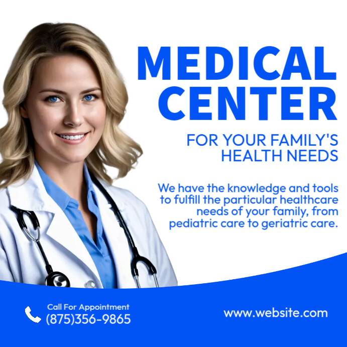 Medical Center Ads Template | PosterMyWall