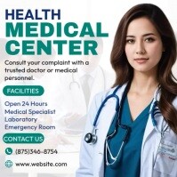 Medical Center Ads Template | PosterMyWall