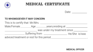 medical certificate YouTube Channel Cover Photo template