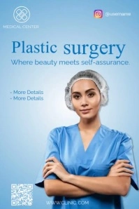 medical clinic ad Cartaz template