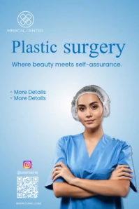 medical clinic ad Poster template