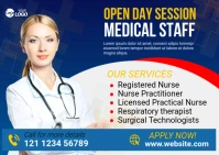 Medical Education Abroad postcard template