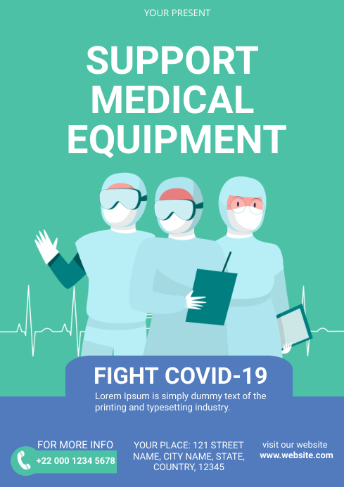 Medical Instruments Flyer Medical Equipment Flyer Template | PosterMyWall