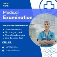 Medical Examination Publicación de Instagram template